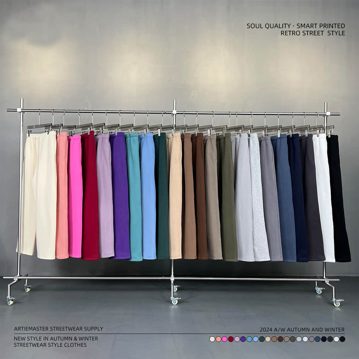 K001 350g Straight-leg Sweatpants 