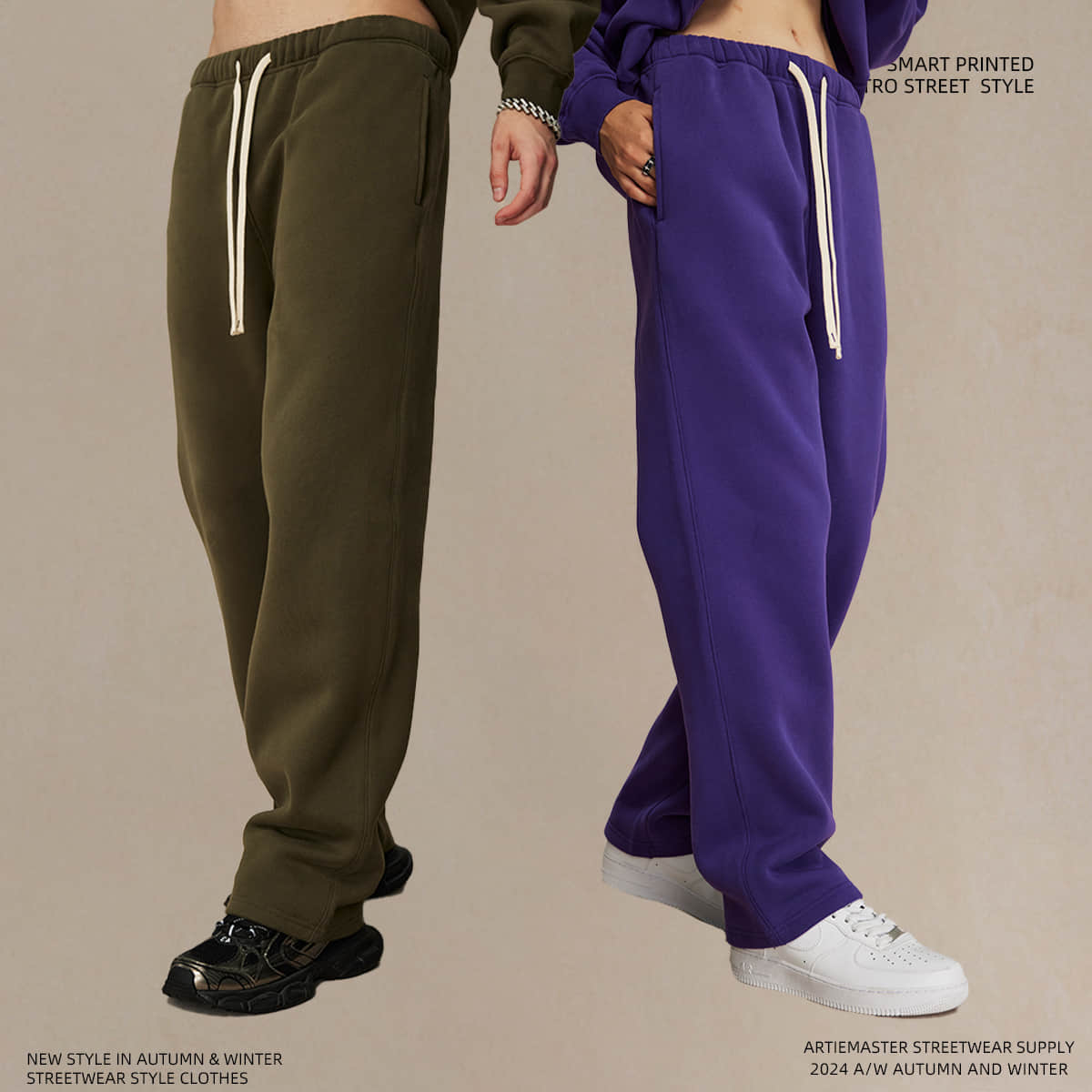 K001 350g Straight-leg Sweatpants 
