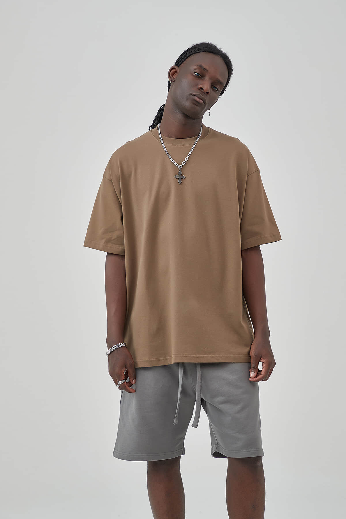 T012 230g Solid Color T-shirt