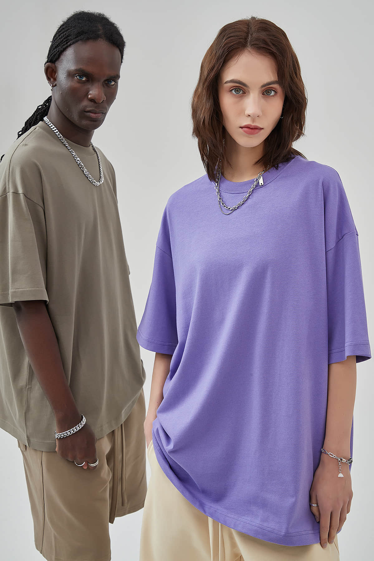 T012 230g Solid Color T-shirt