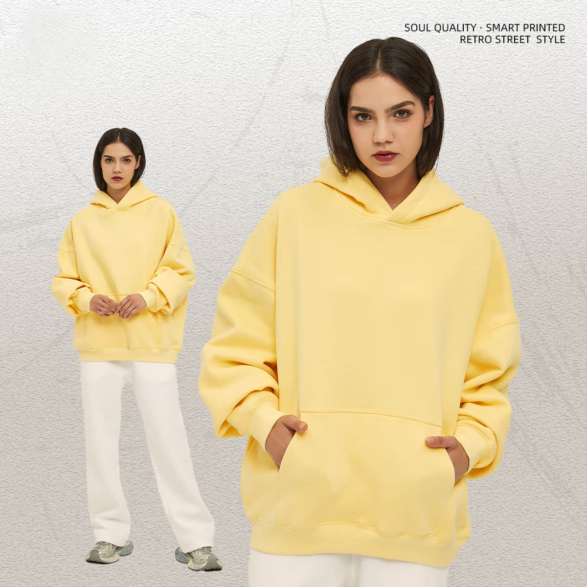 W005 350g Pullover Hoodie 