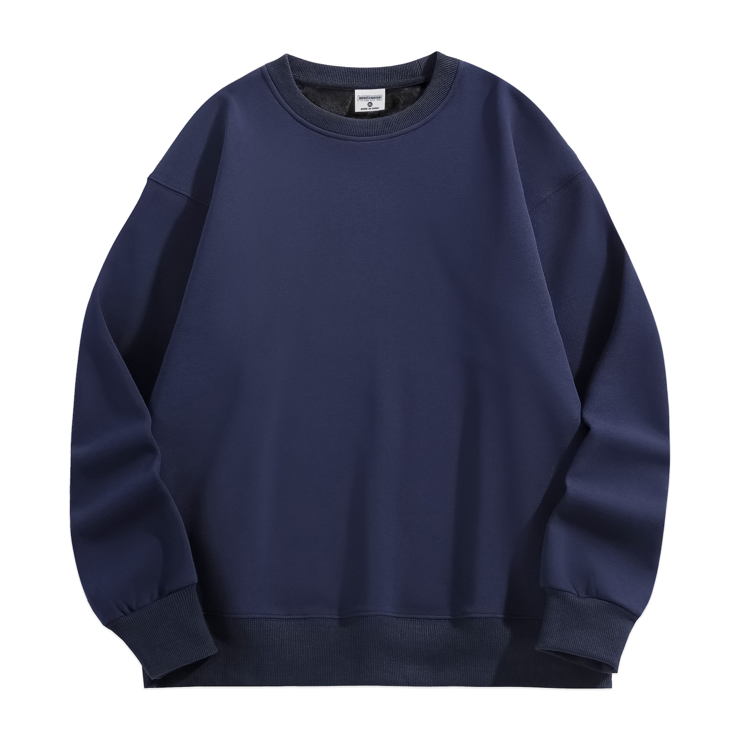 W001 500g Heavyweight fleece round-neck with drop shoulders Sweatshirt